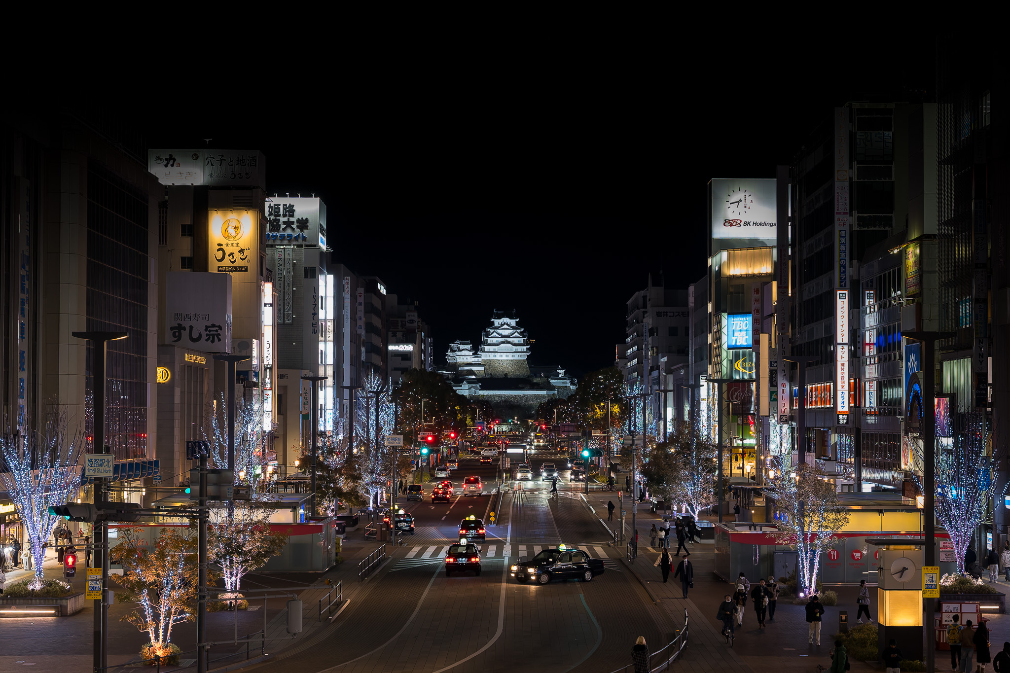 大晦日の姫路城