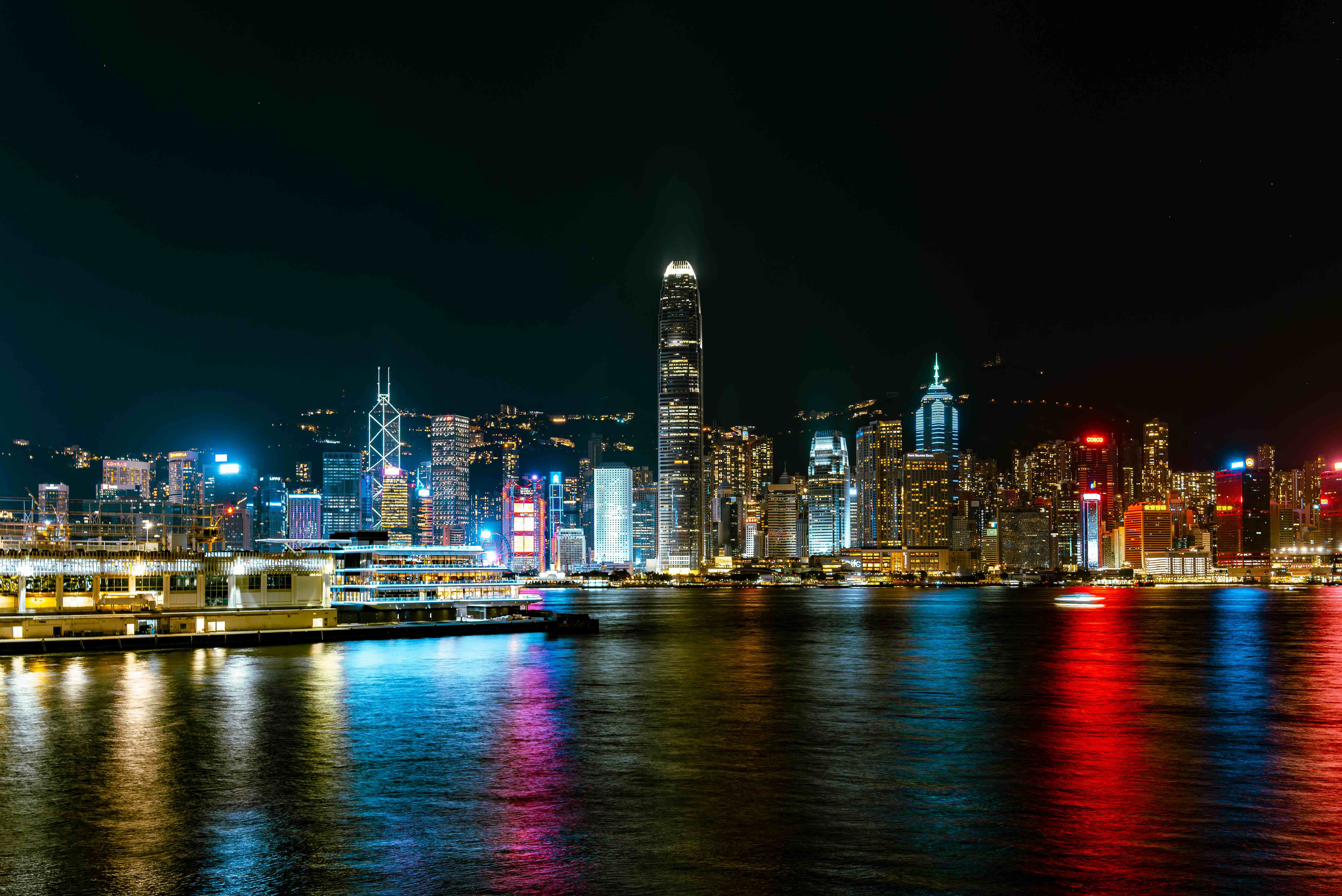 香港の夜景