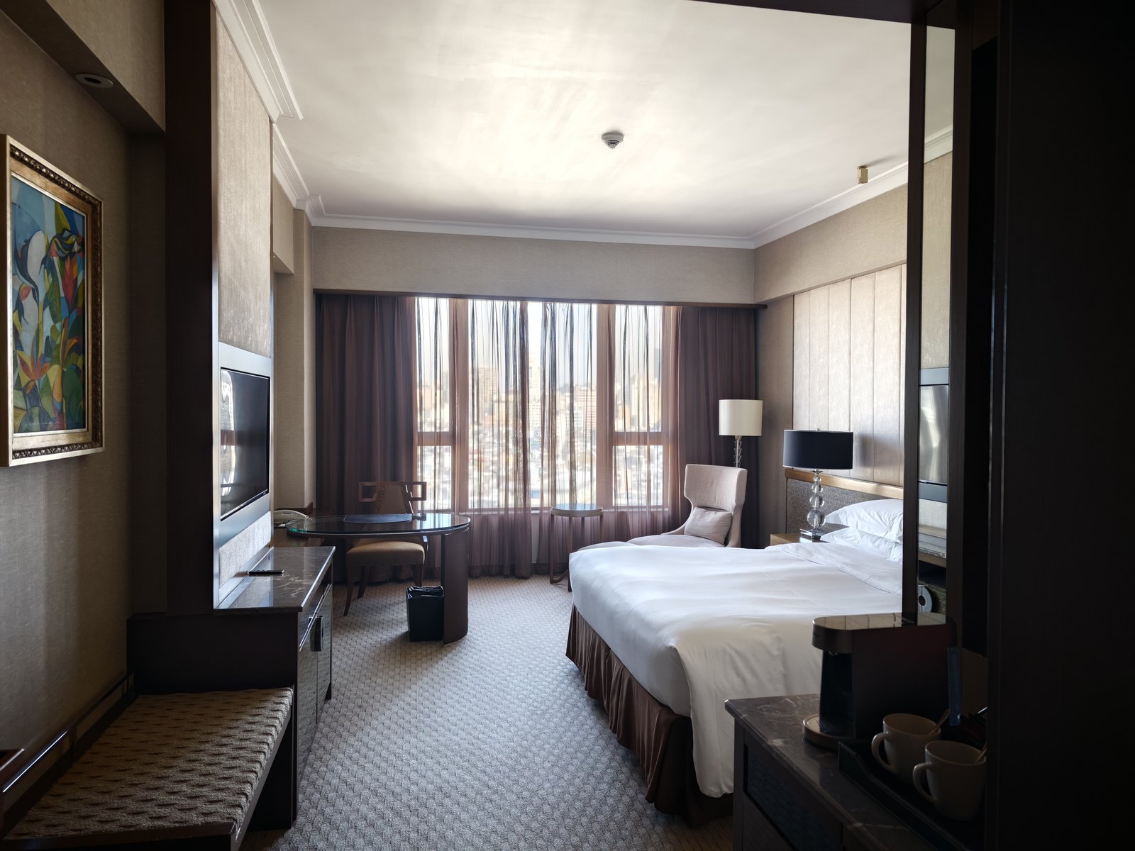 今回泊まったSofitelの客室。