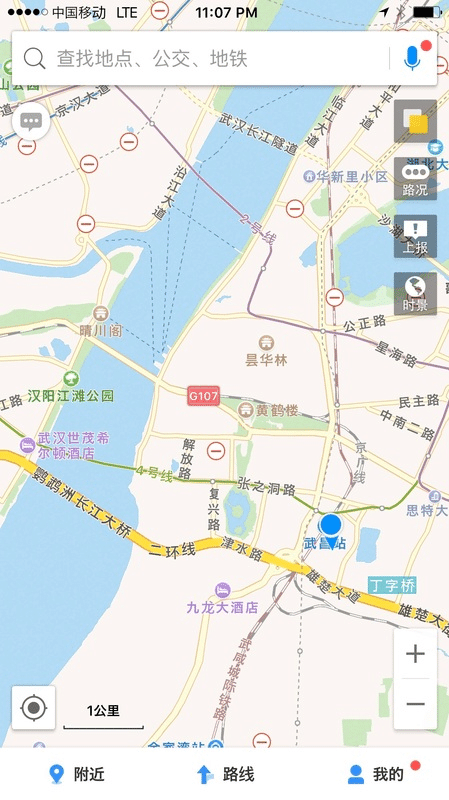 武昌駅周辺地図