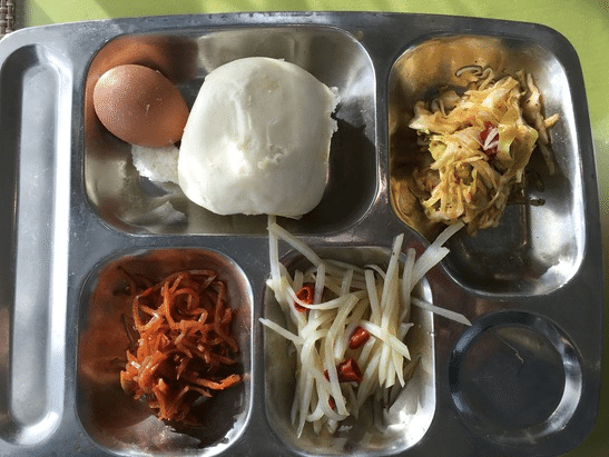 ２０元の朝食