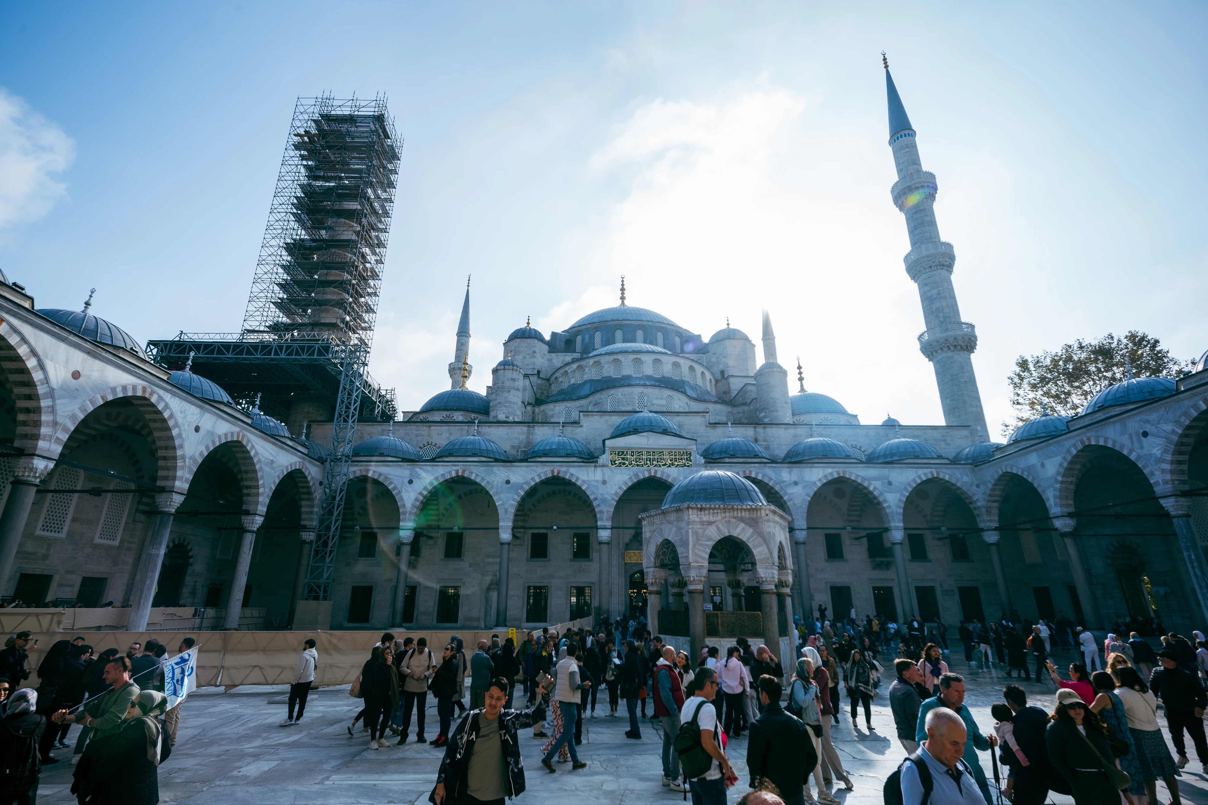 ブルーモスク中庭