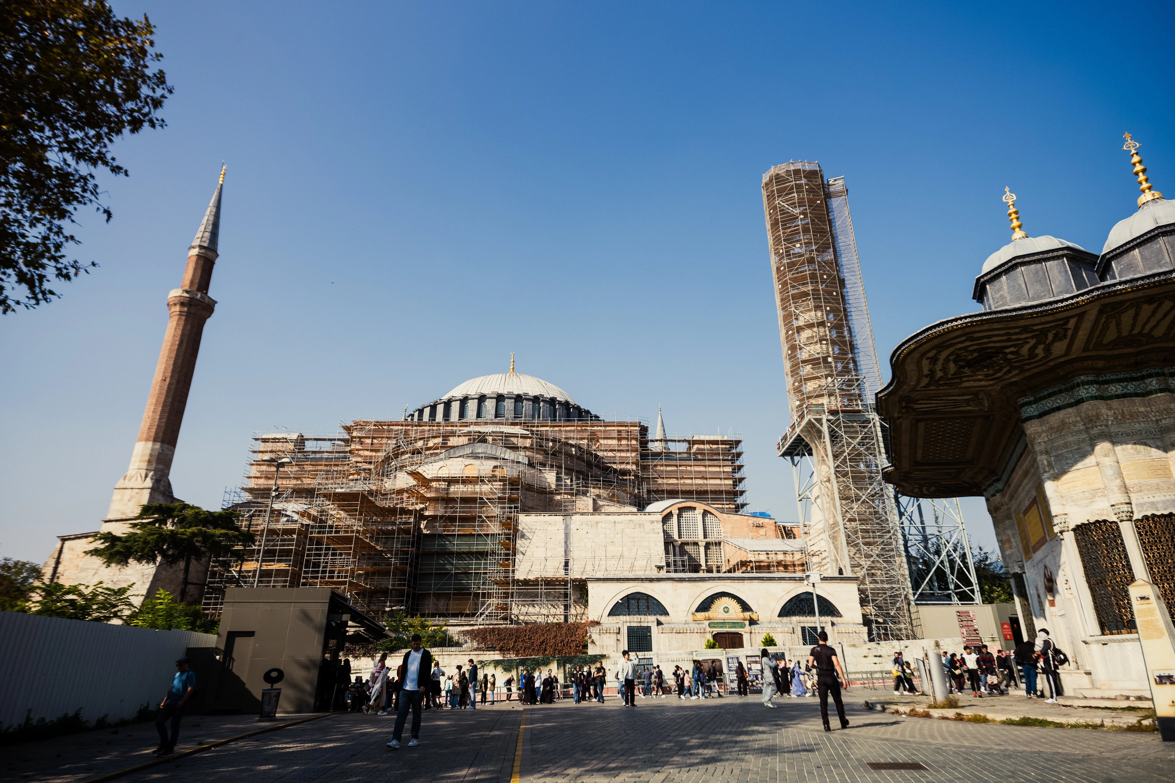 修復中のアヤ・ソフィア