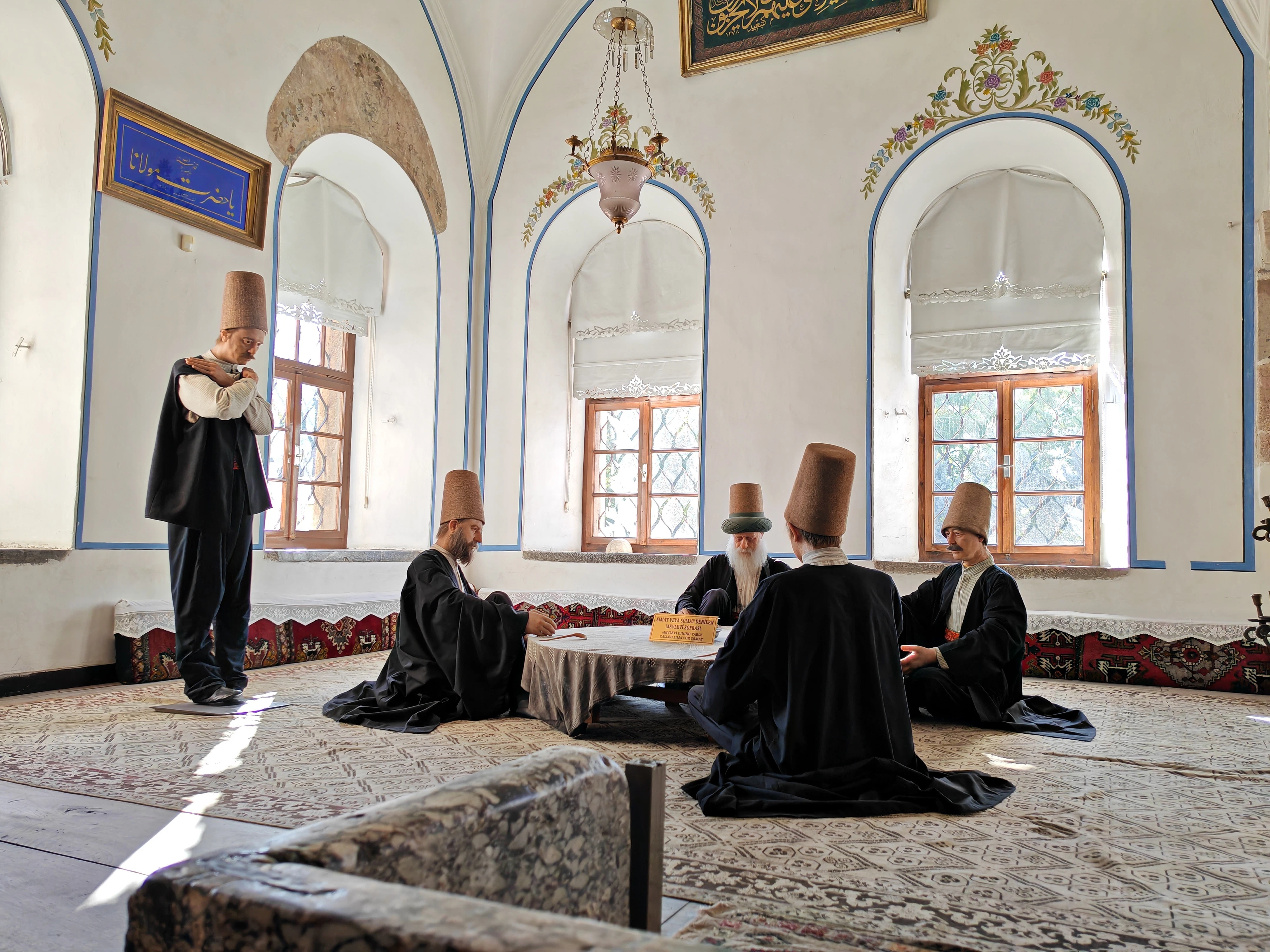 修行僧の蝋人形